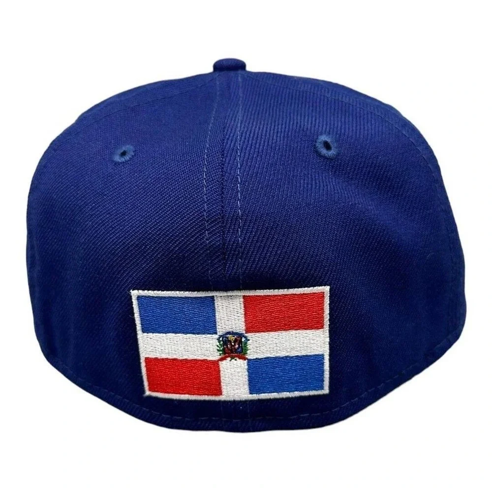 New Era Dominican Republic World Baseball Classic 59FIFTY Fitted Hat Blue 7 1/8